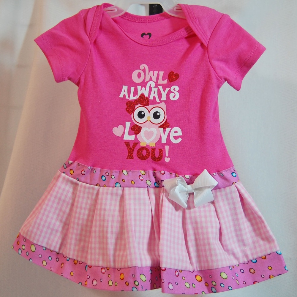 Infant Girls Dress Bodysuit